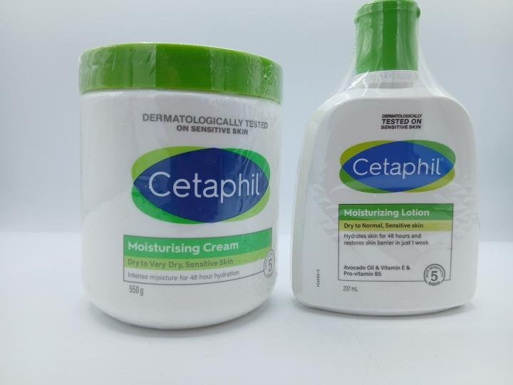 Cetaphil daily hydrating lotion, lotion hydratant Cetaphil 550ML +237ml