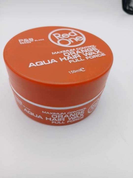 RED ONE aqua hair wax full force Orange 150 ml - Imagen 2