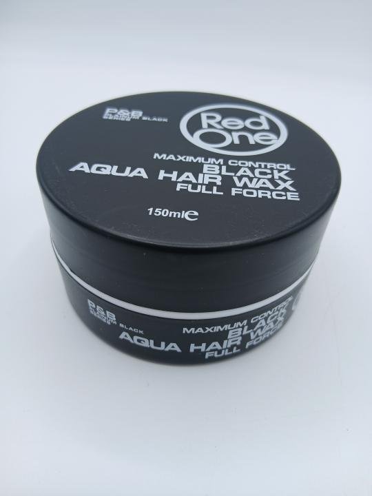 RED ONE aqua hair wax full force Noir 150 ml - Imagen 2