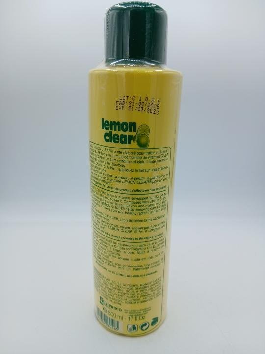 Lait Lemon clear , lait corporelle Clarifiant 500ml - Imagen 2