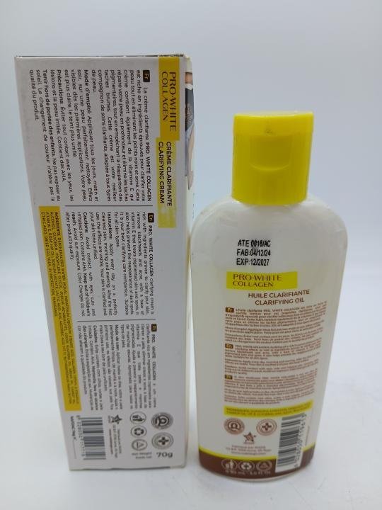 Huile pro white collagen clarifiant - Imagen 2