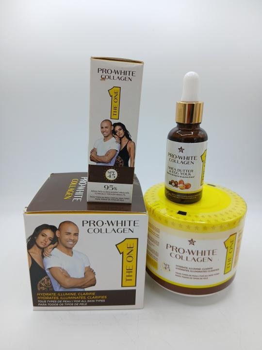 Pro White collagen Creme Pot, et serum clarifiant - Imagen 2