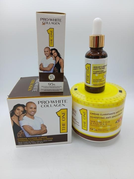 Pro White collagen Creme Pot, et serum clarifiant - Imagen 3