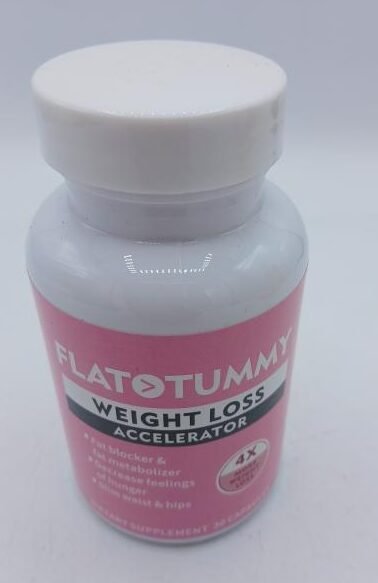 Flat Tummy, Weight Loss Accelerator, 60 Capsules, Accelerateur de brulleurs de graisses 60 pcs