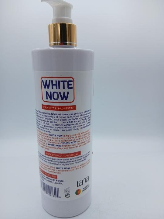 Lait corporelle White Now , clarifiant, anti taches tres doux tres efficace 500ml - Imagen 3