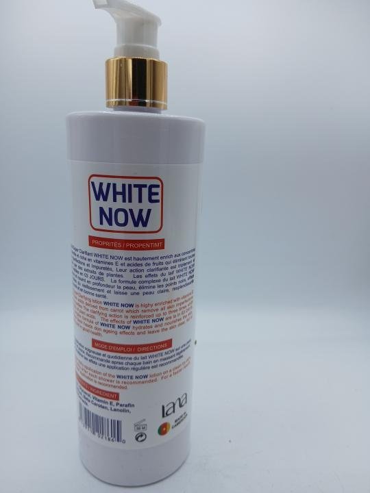 Lait corporelle White Now , clarifiant, anti taches tres doux tres efficace 500ml - Imagen 4