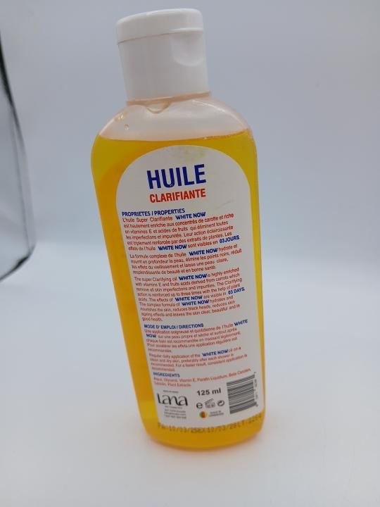Huile White Now , clarifiant, anti taches tres doux tres efficace 125ml - Imagen 2