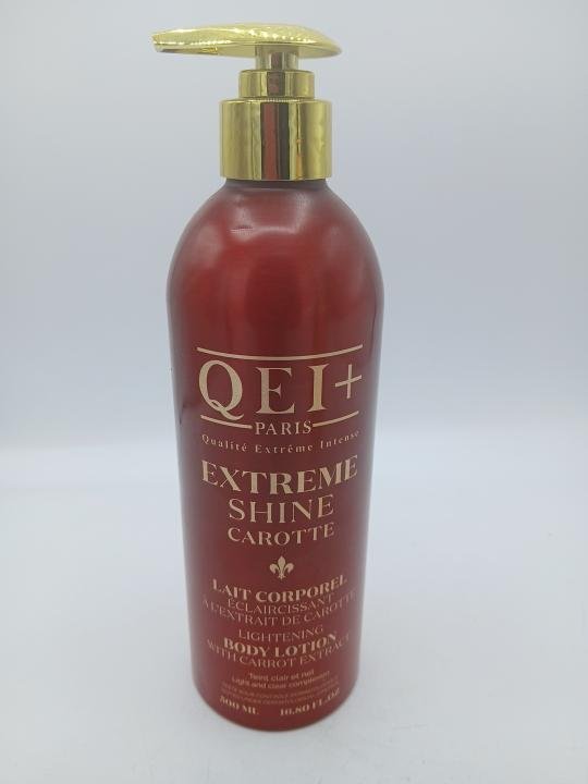 Lait QEI PLUS PARIS Etreme shine Carotte Luxe eclaircissant 500ml - Imagen 3
