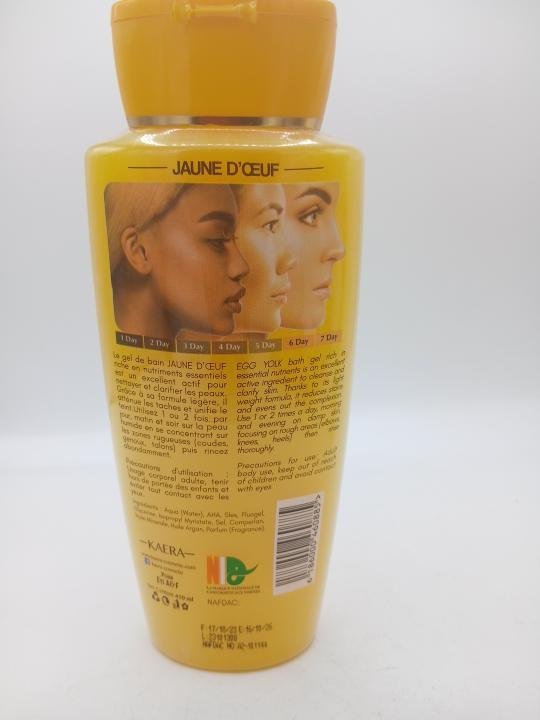 Jaune D'oeuf gel douche exfoliant 450ml - Imagen 2