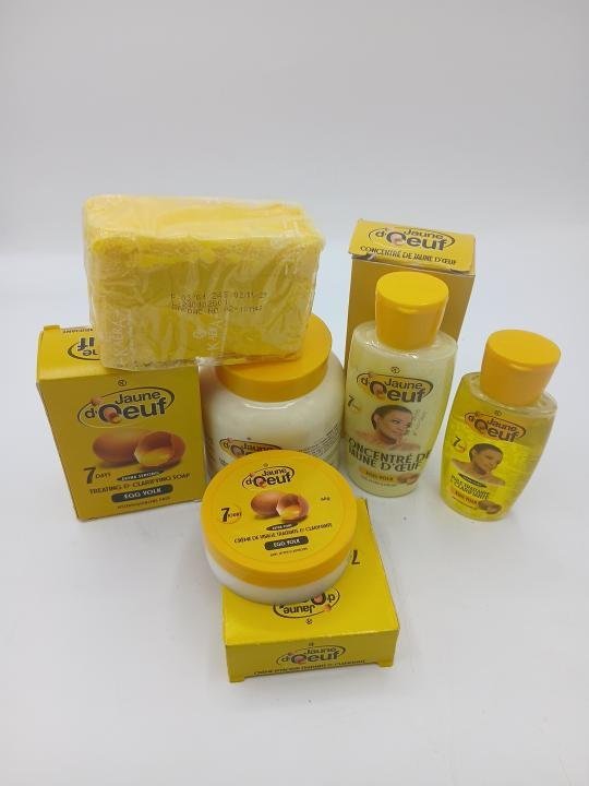 Gamme  Jaune D'oeuf 5 pieces avec savon