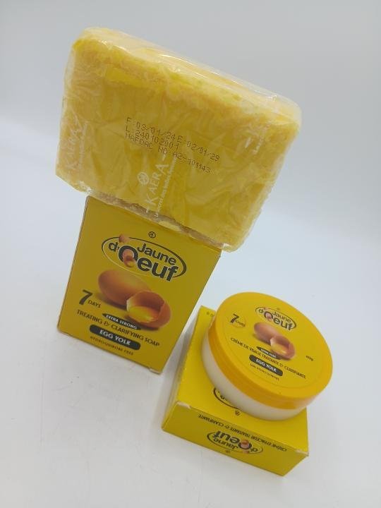 Creme visage et savon exfoliant, Jaune d'oeuf clarifiant - Imagen 2