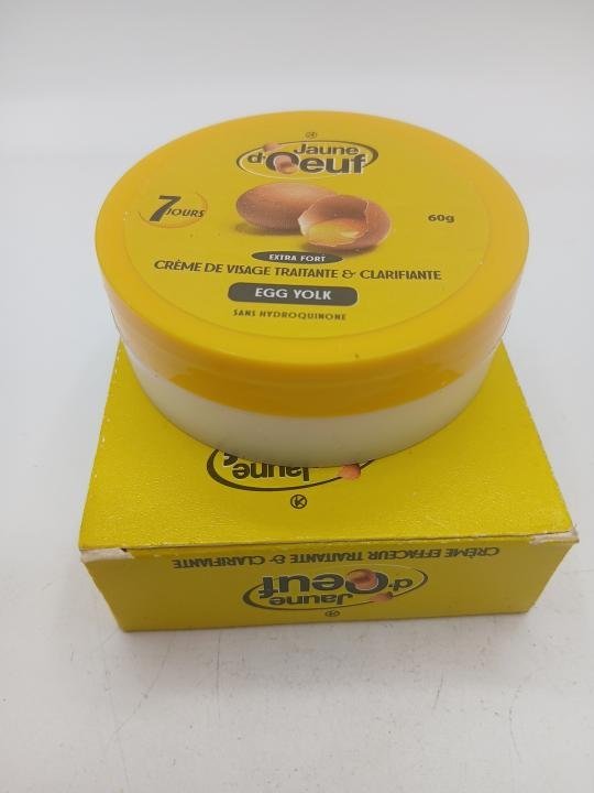 Creme visage Jaune d'oeuf clarifiant
