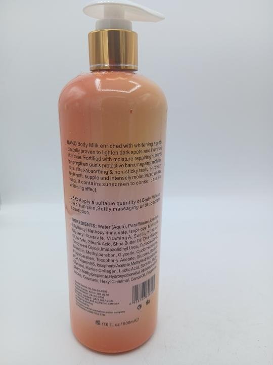 Nano magique Portion, lait corporelle aux extraits de papaye et acides kojiques, 500ml - Imagen 2