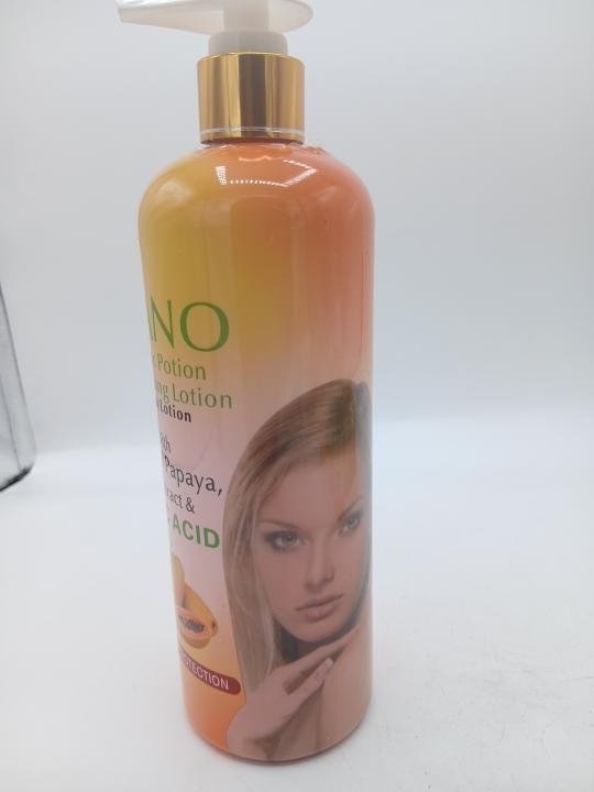 Nano magique Portion, lait corporelle aux extraits de papaye et acides kojiques, 500ml - Imagen 3