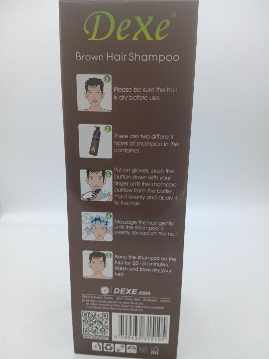 Teinture permanent, herbale et naturelle pour cheveux et barbe, couleur Marron 400ml - Imagen 2