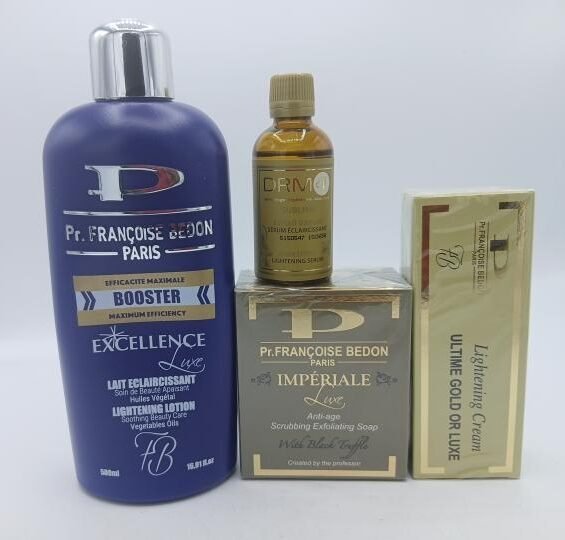 Mini gamme Francoise Bedon Excellence Booster pour un teint éclatant (4 produits)
