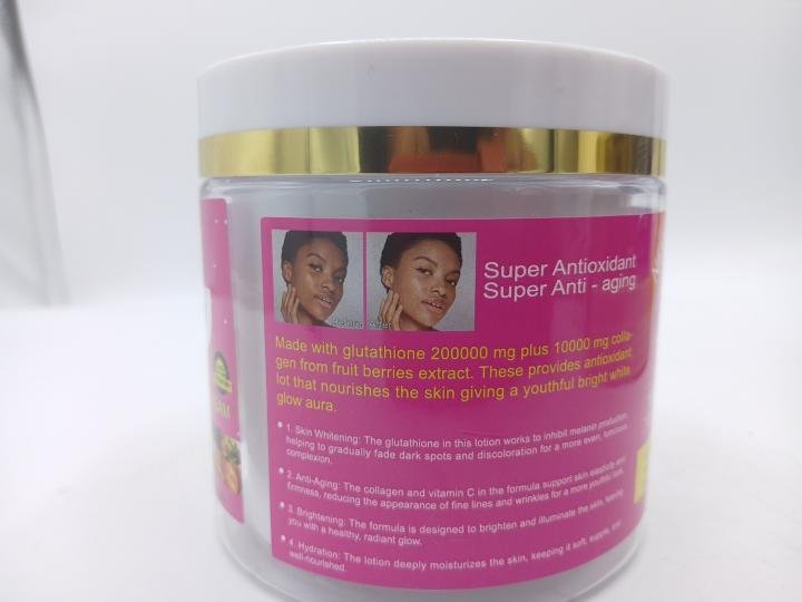 creme gluta berry aux glutathione et acides des fruits 300ml visage et corp , eblouir votre teint - Imagen 2