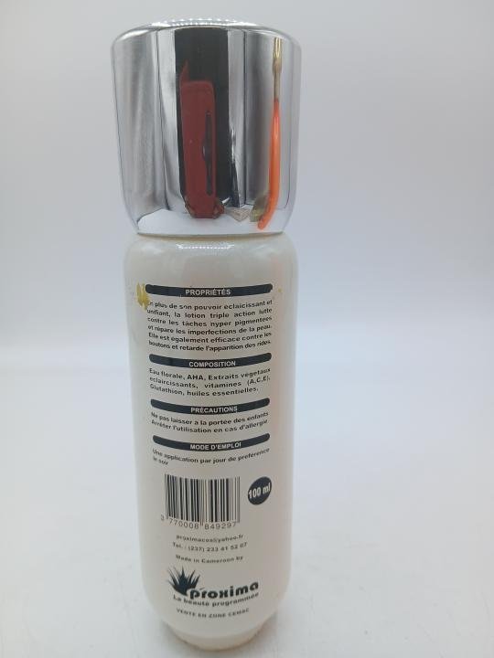 Nouveau Peau de Lune tripple action anti taches anti ageau Gluta C + Huiles essentielles 100ml - Imagen 2