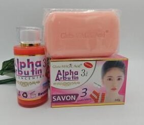 serum Alpha Arbutin 3 plus  100ml et son  Savon pour un teint parfait