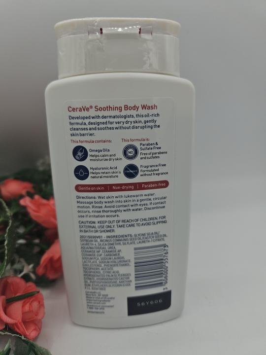 cerave gel nettoyant anti demangeaison, ceravé soothing body wash - Imagen 2