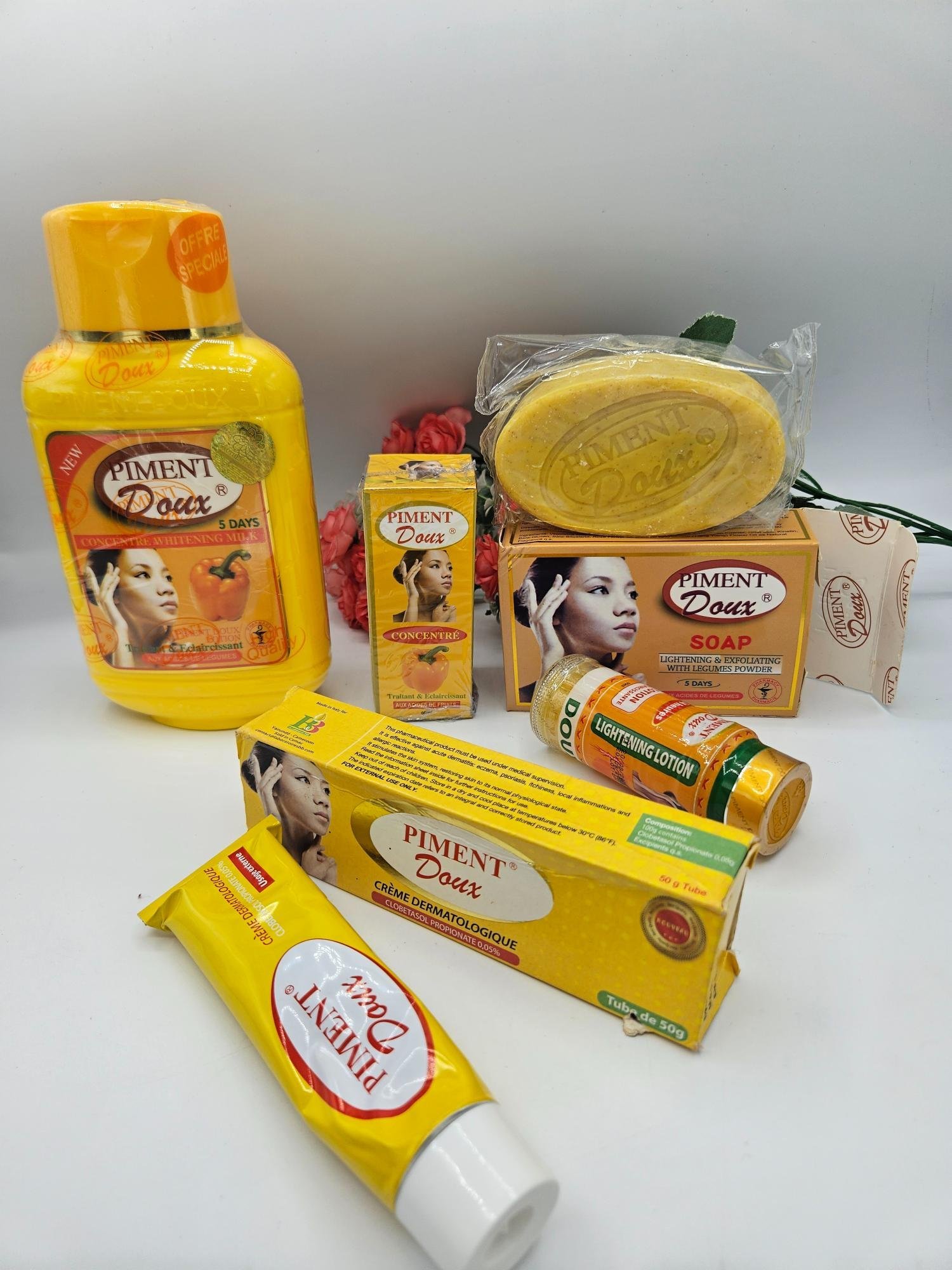 Piment Doux Lait 500ml savon, Lotion, creme tube et et concentrée - Imagen 2