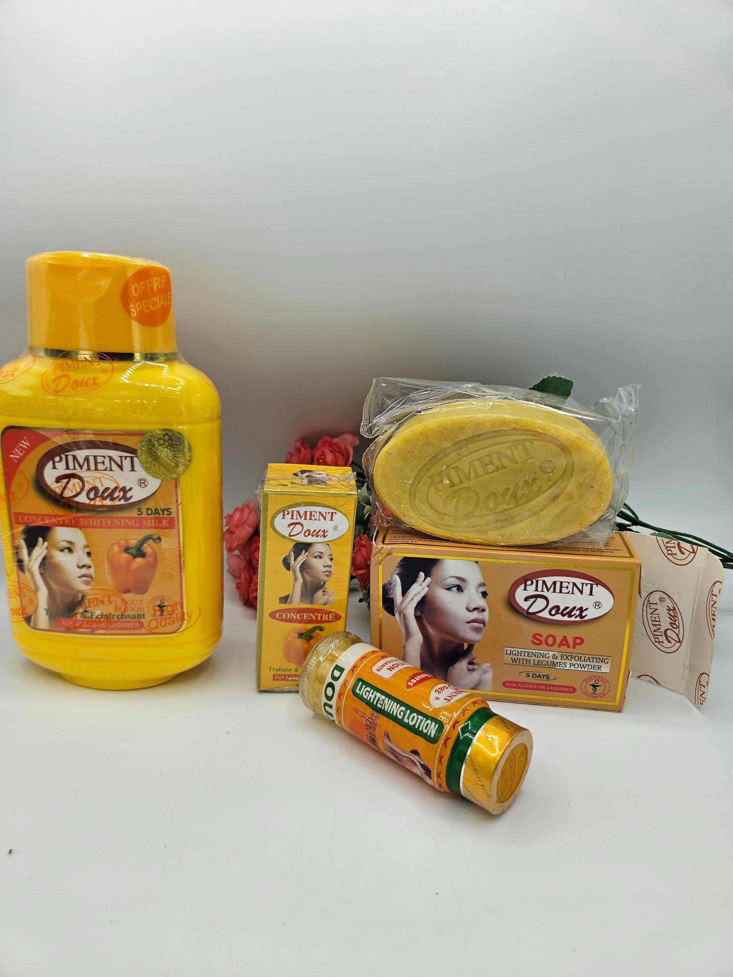 Piment Doux Lait 500ml savon, Lotion et concentrée - Imagen 2