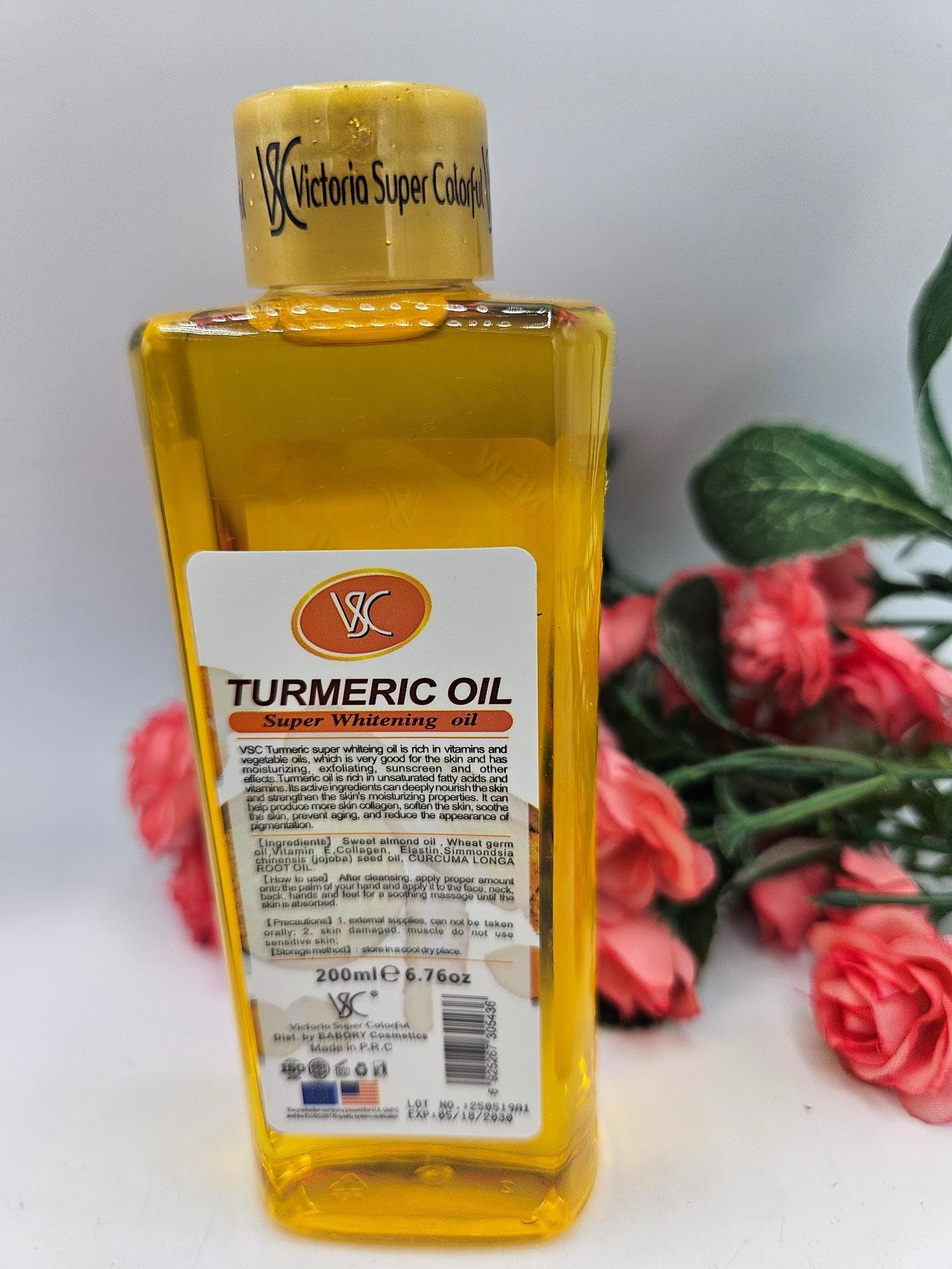 Huile tumeric hydratante, nourissante et clarifiante 200ml - Imagen 2