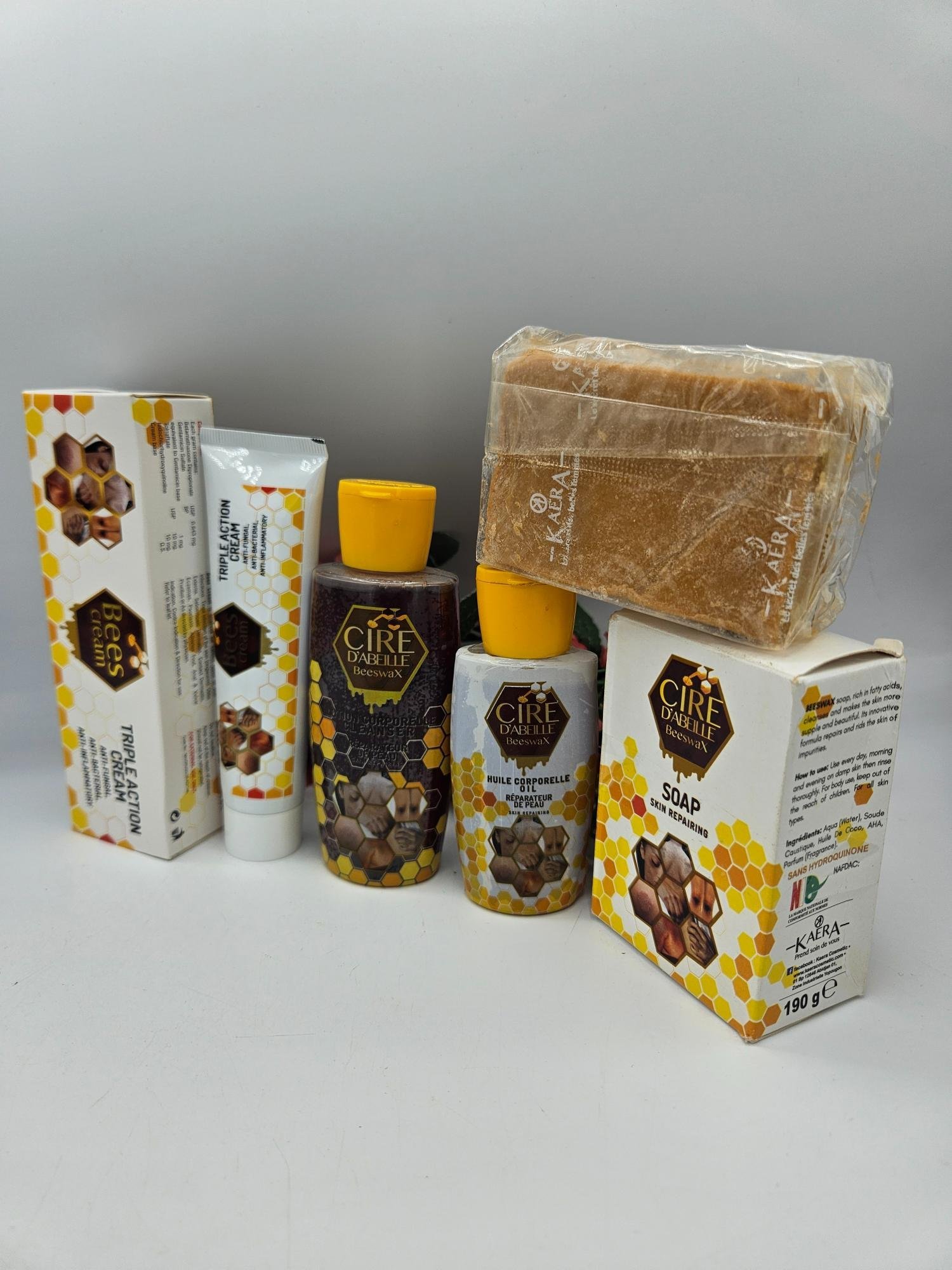 Cire d'abeille creme, Savon,lotion et huile reparatrice - Imagen 2