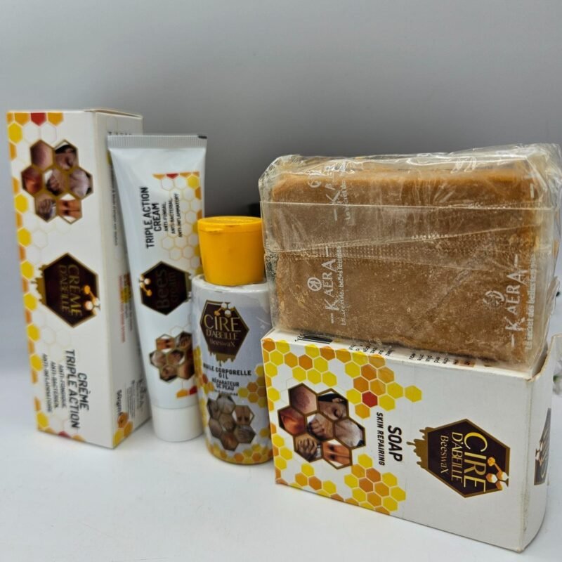 Cire d'abeille Savon , creme et huile reparatrice