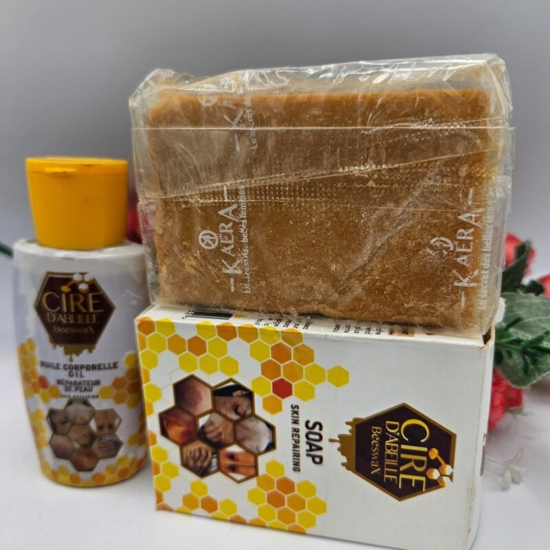 Cire d'abeille Savon et huile reparatrice clarifiante