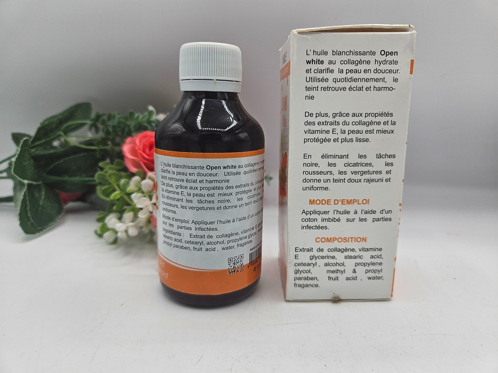 Huile Clarifiant Open white 125ML - Imagen 2