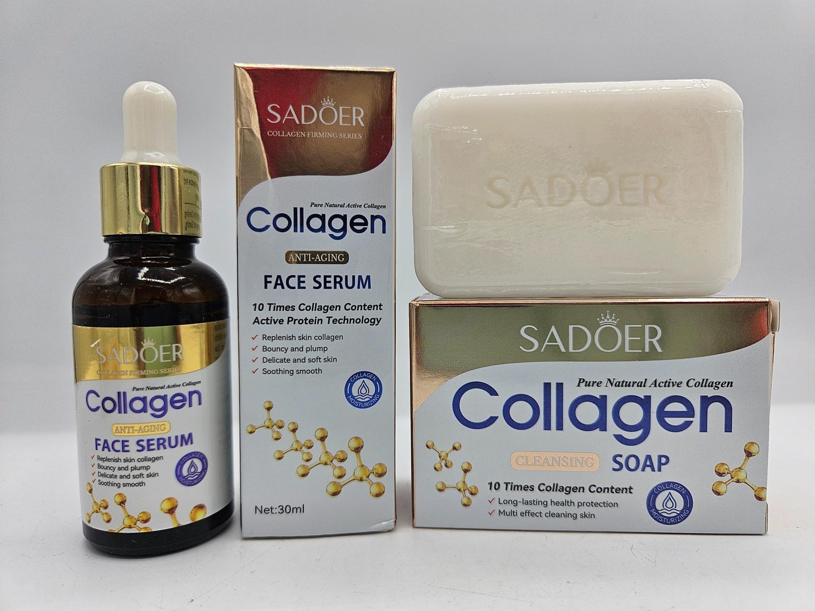 Mini Gamme collagen visage rajeunissante ,hydratante, efficace savon + serum - Imagen 2