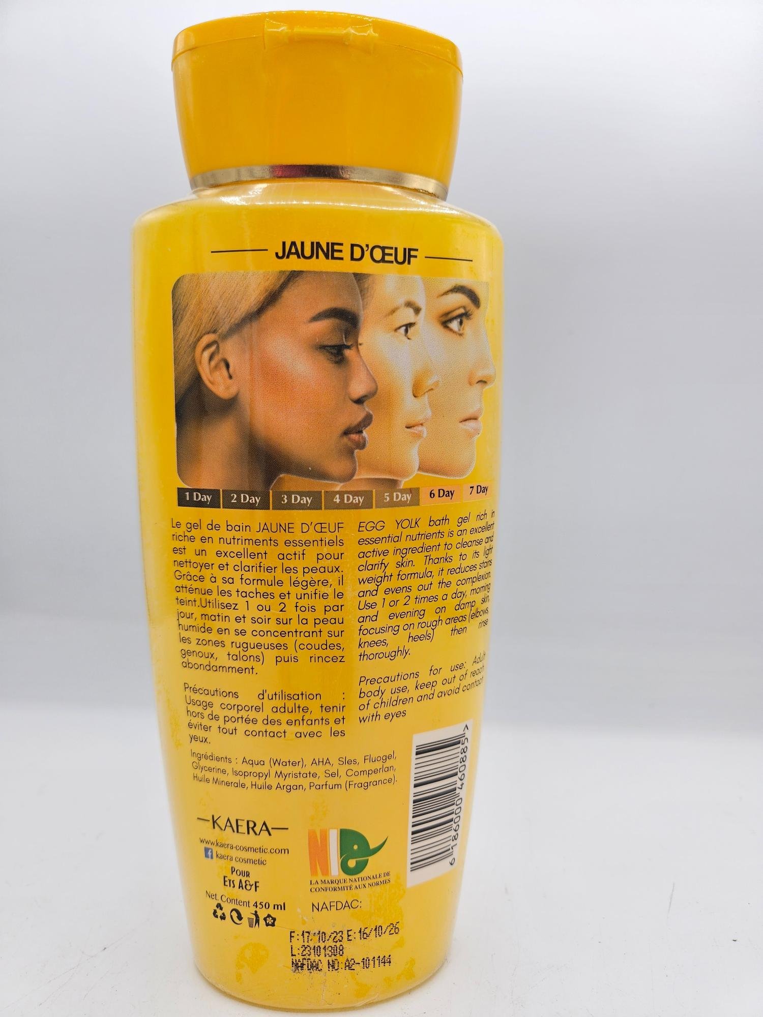 Jaune d'Oeuf Gel Douche 4500ml anti taches concentré clarifiant et efficace - Imagen 2