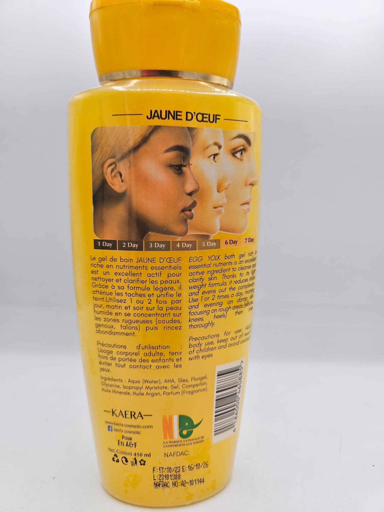 Jaune d'Oeuf Gel Douche 4500ml anti taches concentré clarifiant et efficace - Imagen 3