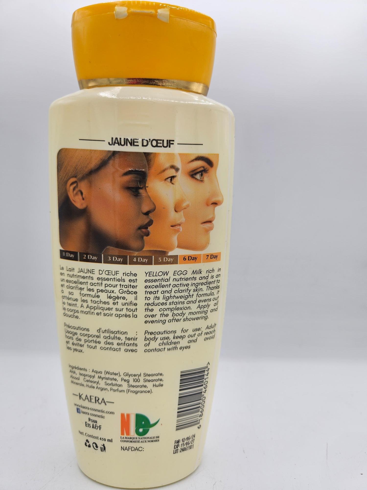 Jaune d'Oeuf Lait 4500ml anti taches concentré clarifiant et efficace - Imagen 3