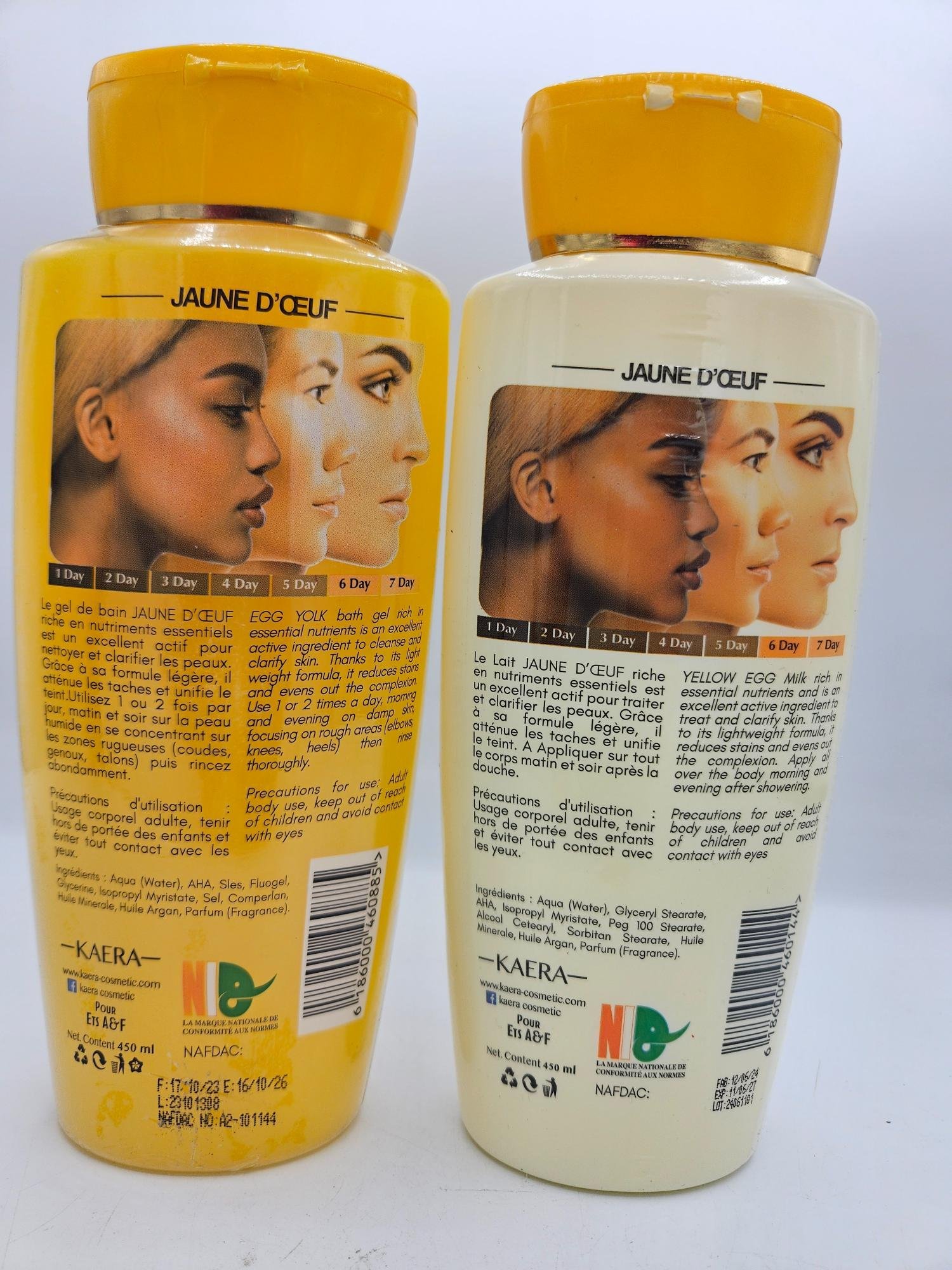 Duo Jaune d'Oeuf Lait 4500ml etgel douche anti taches concentré clarifiant et efficace - Imagen 3