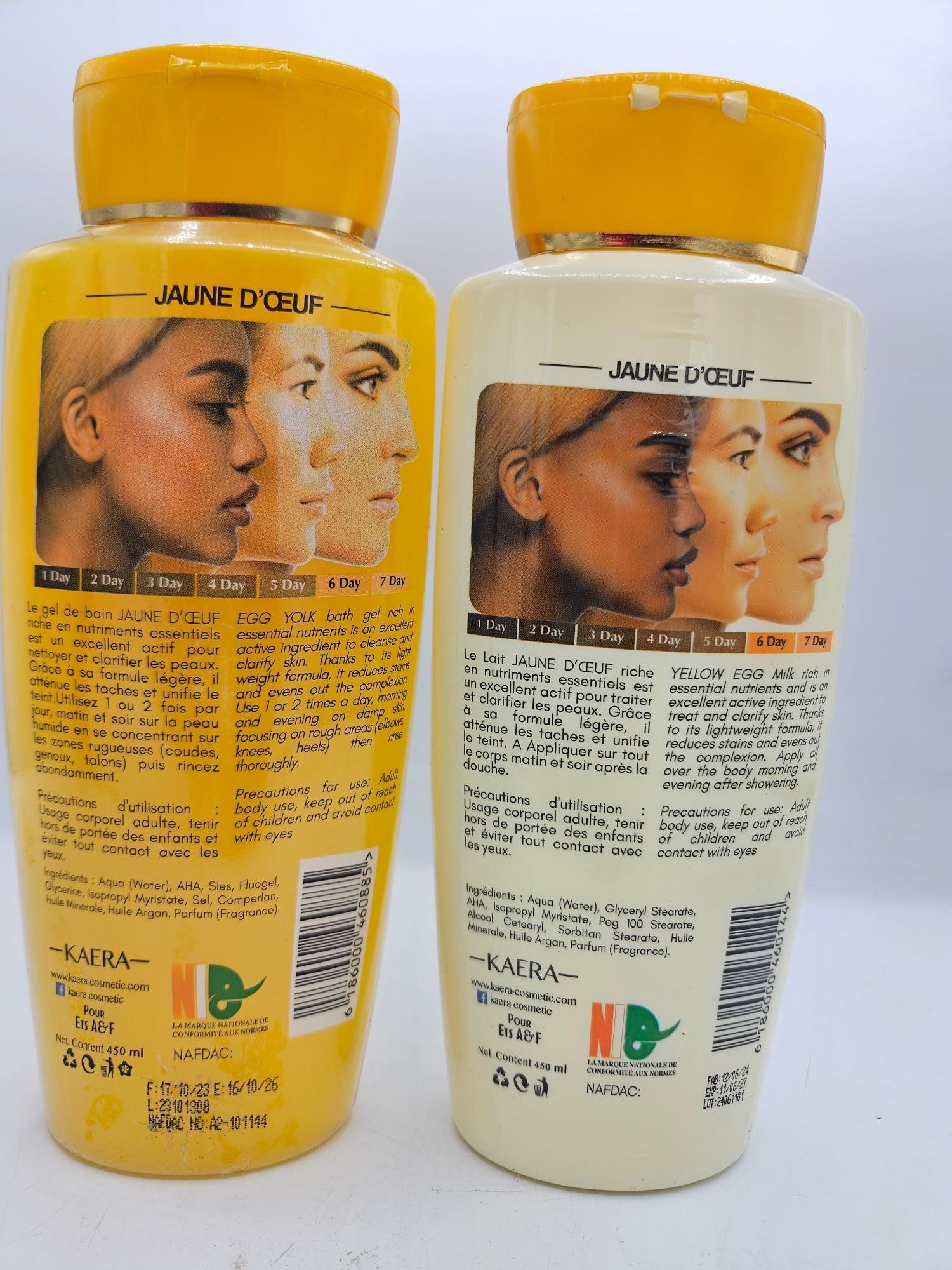 Duo Jaune d'Oeuf Lait 4500ml etgel douche anti taches concentré clarifiant et efficace - Imagen 4