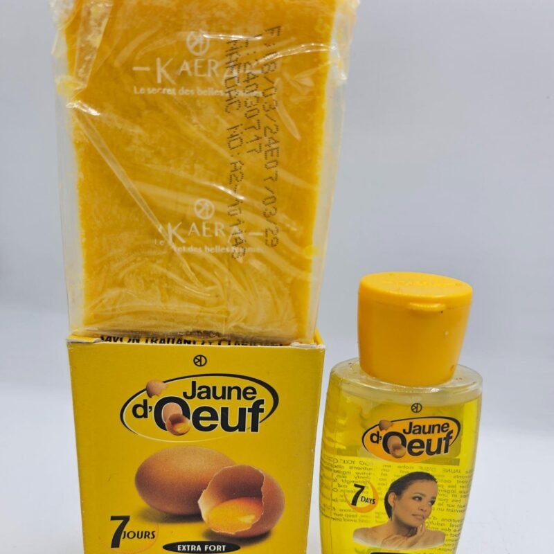 Jaune d'Oeuf Savon Et Huile anti taches concentré clarifiant et  efficace