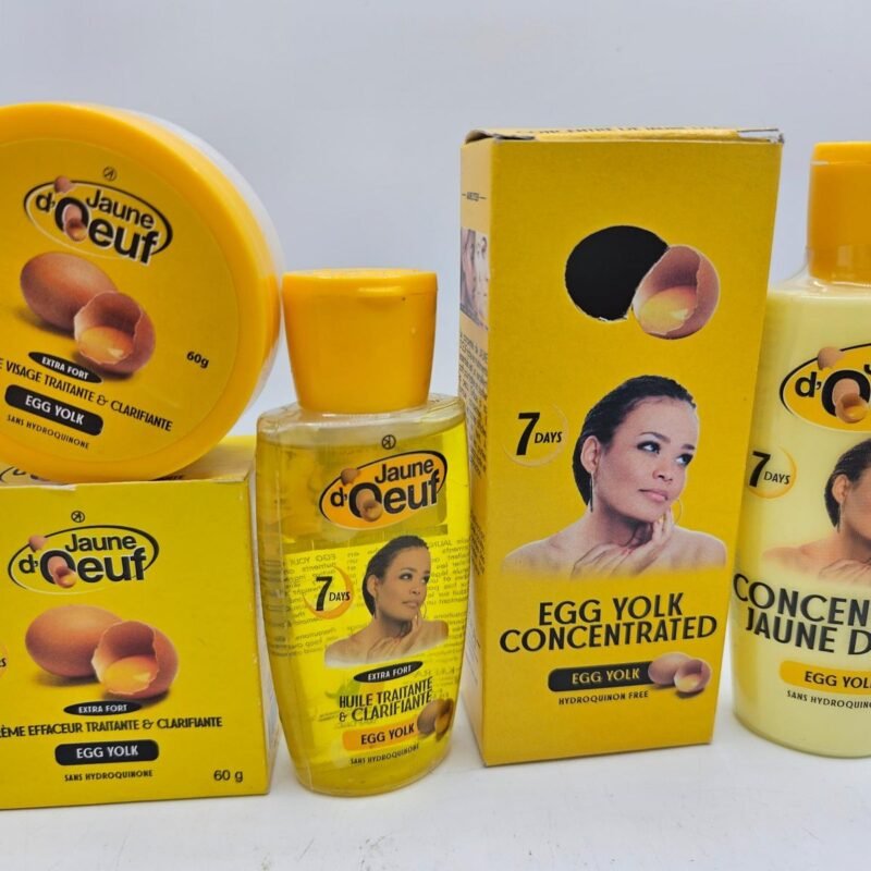 Jaune d'Oeuf , crème visage Huile et concentré anti taches concentré clarifiant et  efficace