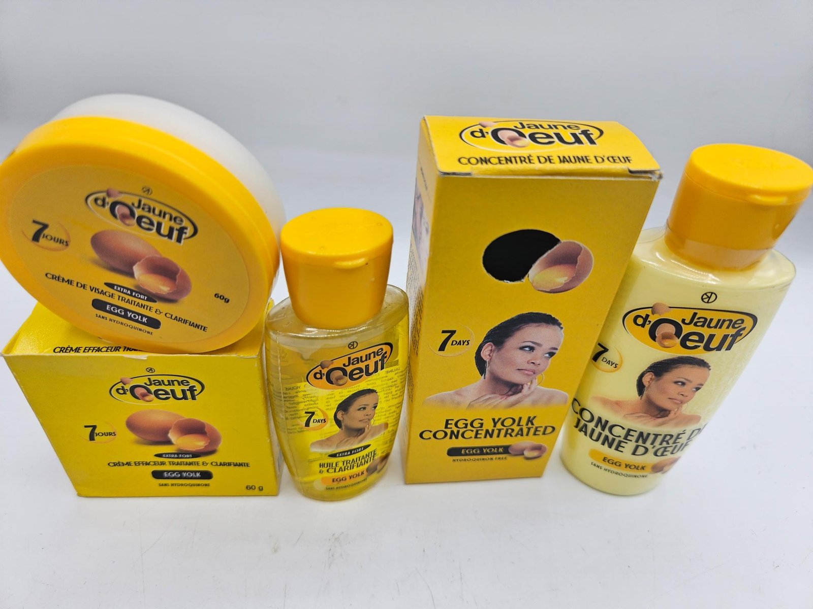 Jaune d'Oeuf , crème visage Huile et concentré anti taches concentré clarifiant et efficace - Imagen 3
