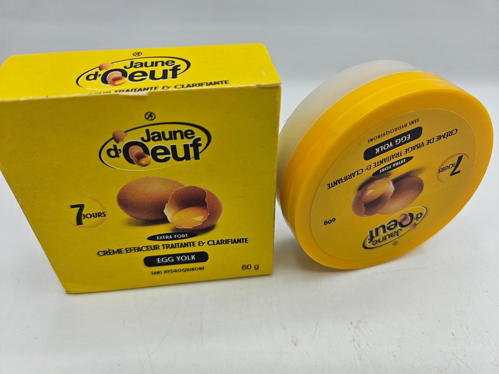 Jaune d'Oeuf , crème visage anti taches concentré clarifiant et efficace