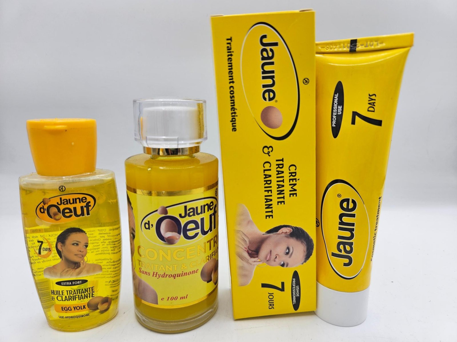 Jaune d'Oeuf huile, concentré 100ml et creme tube clarifiant 3pcs - Imagen 3