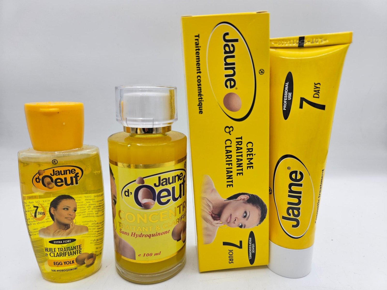 Jaune d'Oeuf huile, concentré 100ml et creme tube clarifiant 3pcs - Imagen 2