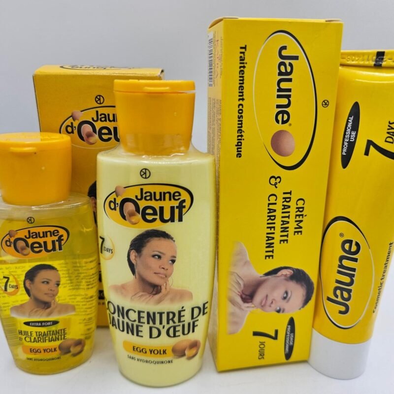 Jaune d'Oeuf huile, concentré et creme tube clarifiant