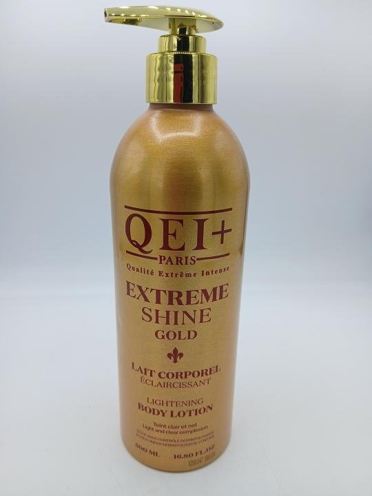 Leche Corporal QEI+ Extreme Shine Gold 500 ml