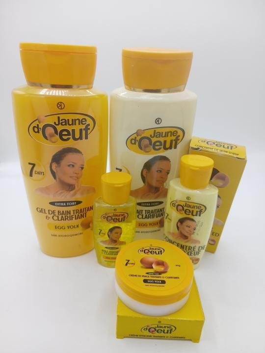 Pack Jaune d’Œuf de 5 Piezas con Gel de Ducha y Leche Corporal