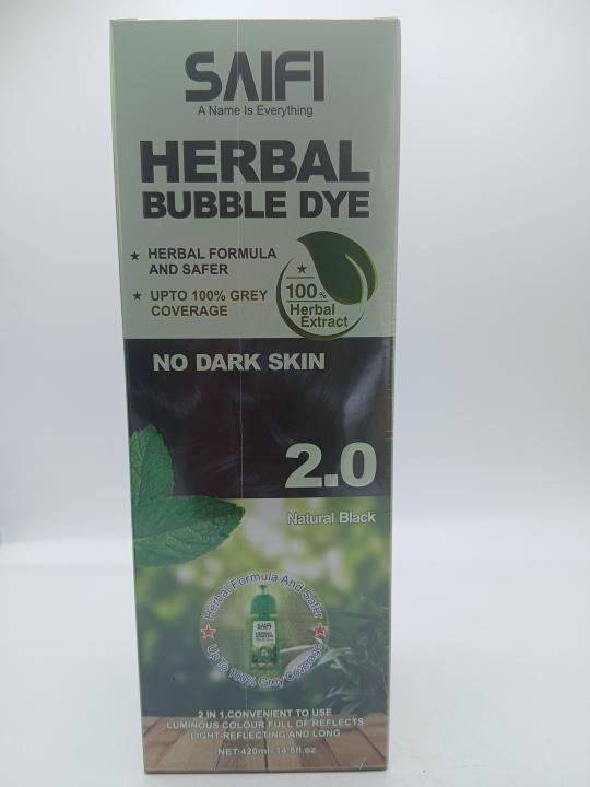 Tinte Permanente de Inspiración Vegetal para Cabello y Barba – Negro 400 ml