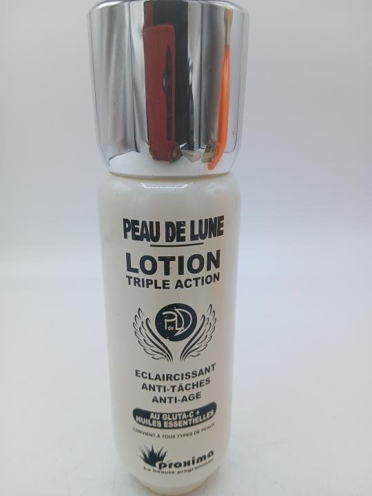 Nouveau Peau de Lune Triple Action anti taches anti ageau Gluta C + Huiles essentielles 100ml